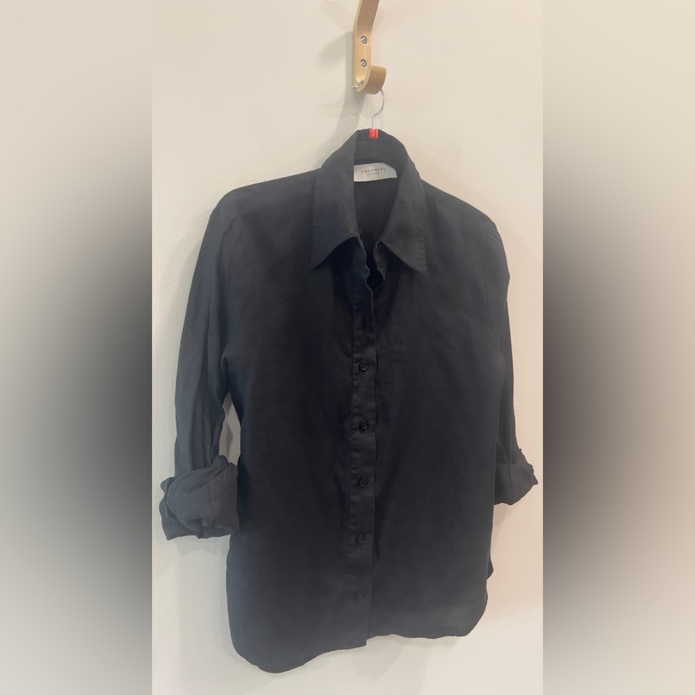 Equipment Femme Linen Button-Down Shirt